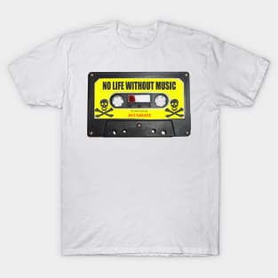 Vintage Retro Music Cassette Tapes T-Shirt